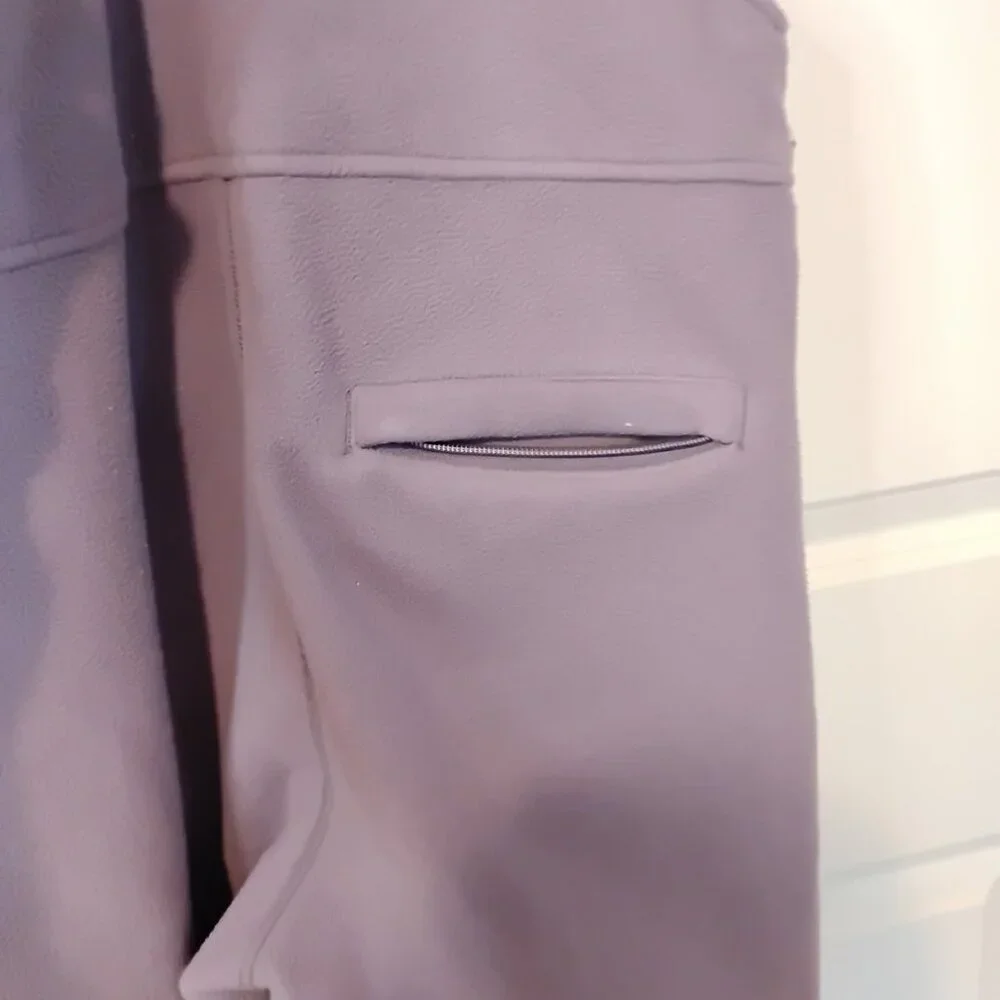 Aritzia TNA Women's Violet Haze Adjustable Strap Orwell Fleece Overall Size XS - Picture 4 of 7